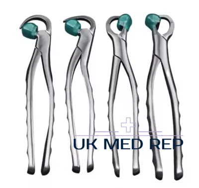 Juego de pinzas de extracción alemanas pinzas de extracción dental para adultos - Juego de 4 piezas Foto 1 de 3