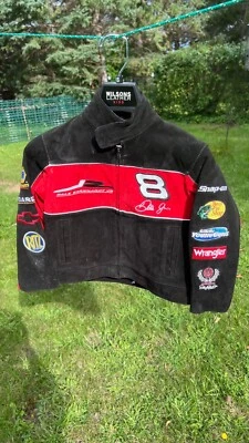 Chaqueta de cuero de gamuza juvenil Dale Earnhardt Jr XS Foto 1 de 4
