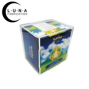 Acrylic Display Case for Pokemon Premier Deck Holder Collection Dragonite VSTAR - Picture 1 of 6