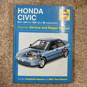 Honda Civic (1991-1996) Haynes Workshop Manual - Picture 1 of 5