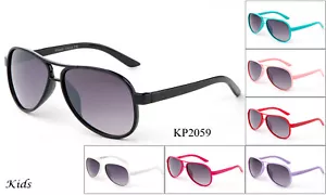 Style Stylish Child Kids Boys Girl Plastic Pilot UV 400 Sunglasses Lead Free - Picture 1 of 34