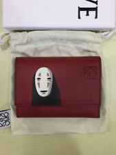 Loewe Studio Ghibli Collaboration Spirited Away Trifold Wallet Used From Japan