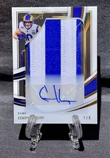 2022 Panini Immaculate COOPER KUPP 🔥 Nameplate Nobility Letter U Patch Auto /4