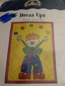 DMC Counted Tapestry Kit - Charlie The Clown - Picture 1 of 8