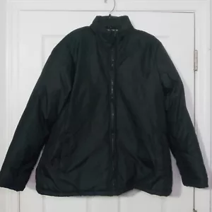 KC Collections Womens Black Puffer Jacket Size XL - Picture 1 of 7