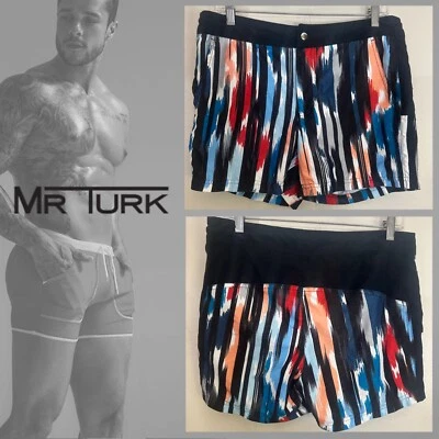 Bañador Mr Turk 30" cintura 4.5" entrepierna ligeramente usado 100% poliéster totalmente forrado Foto 1 de 4