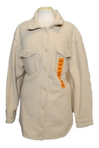 NEW HILARY RADLEY CREAM LONG SLEEVE BUTTON UP SHIRT JACKET SIZE XXL NWT - Picture 1 of 5