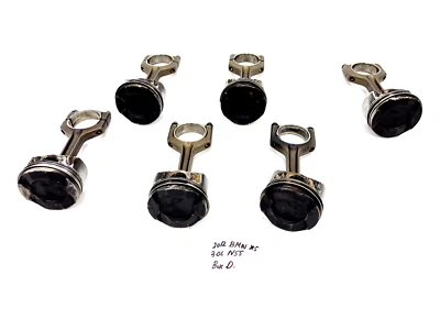 BMW 1 3 4 5 6 7 X1 X3 X5 X6 2010-2014 3,0 L N55 TURBO MOTOR PISTÓN Y VARILLA CONJUNTO OEM Foto 1 de 4