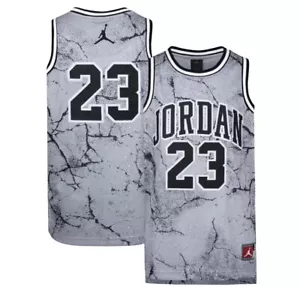 Jordan23Big Kids' Printed Jersey; XL; Cement Gray;  NWT - Picture 1 of 7