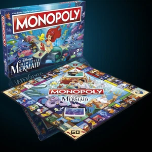Monopoly Disney's The Little Mermaid Edition Board Game - Picture 1 of 3
