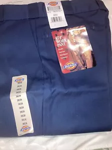 DICKIES NWTS Original 874 Original Fit Work Pants Men's Sz 30X30 Navy Blue 874NV - Picture 1 of 9