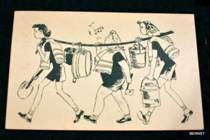 VINTAGE 1943 GIRL SCOUT POSTCARD - FREE SHIPPING - Picture 1 of 3