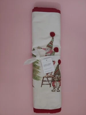 pottery barn Forest Gnome Table Runner new original $109