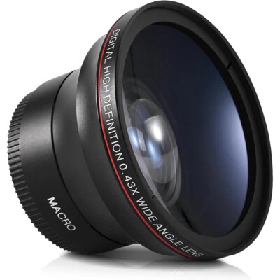 Lightdow  58mm 0.43x Add-on HD Lens High Defination Wide Angle + Macro - Image 1 of 4