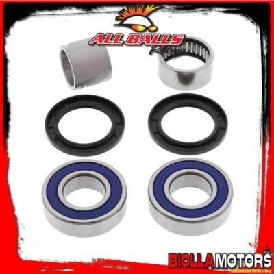 25-1476 KIT CUSCINETTI RUOTA POSTERIORE Yamaha YZF-R6 600cc 2003-2004 ALL BALLS - Изображение 1 из 4