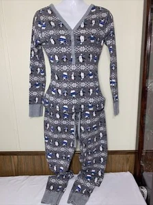 Hanna Anderson Organic Cotton Pajama Set Fair Isle Penguin Winter Size XS-S MIX - Picture 1 of 16