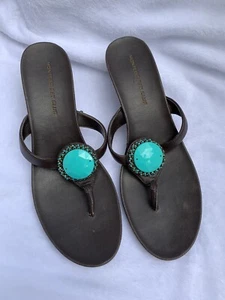 Sandals Montego Bay Club Turquoise Size 10 - Picture 1 of 6