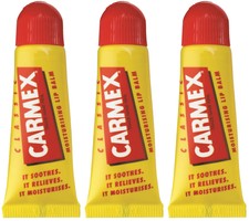 3x Carmex Classic Lippenbalsam Tube Lip Balm (3x10g)