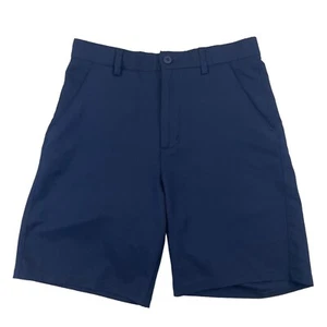 Saddlebred Comfort Performance blaue Shorts vorne flach 100 % Polyester Größe 30 - Bild 1 von 6