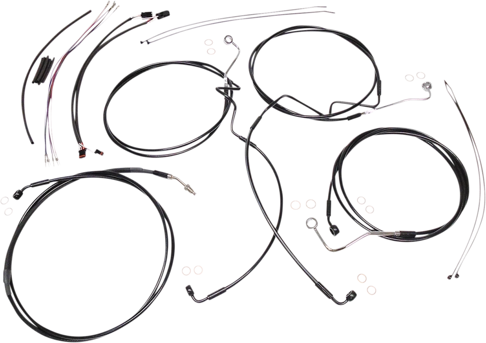 Kit de cables de control 14-15 para Harley Street Glide Special FLHXS MAGNUM XR negro Foto 1 de 1