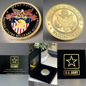 Challenge Coin West Point Duty Honor Country Coin With Army Case. Tolles Geschenk! - Bild 1 von 7