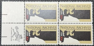 Scott # 2081 - Bloque de 4 cremallera de Estados Unidos - Archivos Nacionales - MNH - 1984 - Imagen 1 de 2