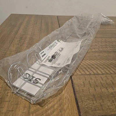 NEW IKEA SIGNUM Under Desk Mount Cable Management Tray Silver Steel Wire 27 1/2" - Image 1 of 3