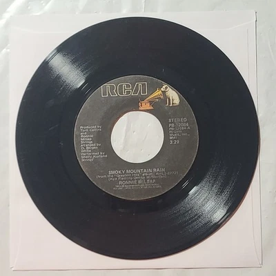 Ronnie Milsap ~ Smoky Mountain Rain/ Crystal Fallin'  Rain ~ RCA 45 RPM Record - Image 1 of 4