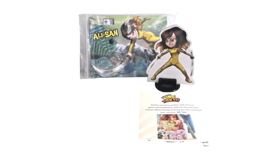 King Of Tokyo Ali-San Promo Monster Standee & Board IELLO Juego de Mesa Expansión Foto 1 de 2