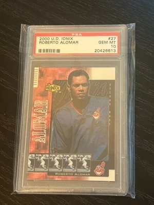 2000  Upper Deck Ionix  #27  Roberto Alomar  PSA 10 GEM MINT  L@@K!@ - Image 1 of 2