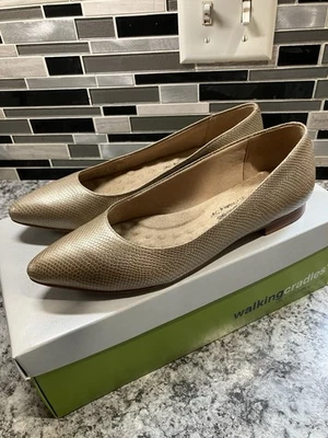 Zapatos planos para mujer Walking Cradles Reece LT color topo talla 7M Foto 1 de 4