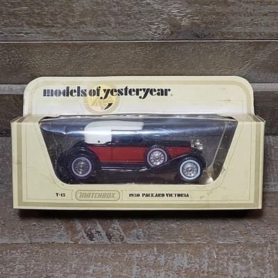 Matchbox Models of Yesteryear Red 1930 Packard Victoria 1:46 Diecast Y-15 - Image 1 of 4