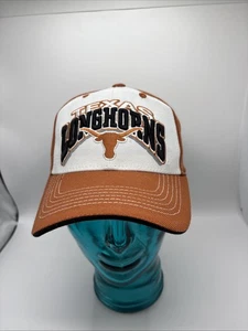 Texas Longhorns White Orange One-Fit Adjustable Hat Cap | Top Of The World - Picture 1 of 10
