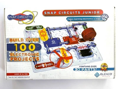 Snap Circuits Jr. Junior SC 100 Electronics Discovery Kit 100+ Projects - Works - Image 1 of 3