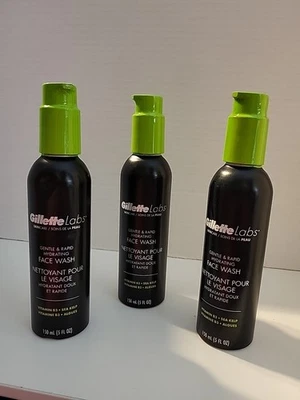 Jabón facial hidratante suave y rápido para el cuidado de la piel Gillette Labs 3 paquetes 5 oz cada uno Foto 1 de 4