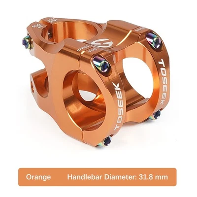 0° 35 mm Aluminum Alloy Bicycle Stem Cycling Road Mountain Bike Handlebar Stem - Image 1 of 4