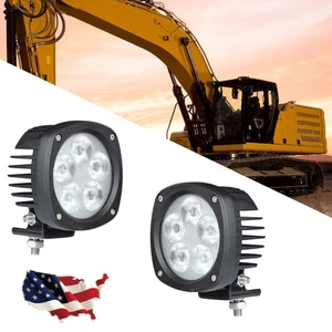50W LED Semi Round Flood Lights For Caterpillar Construction Equipment Work Lamp - Picture 1 of 10