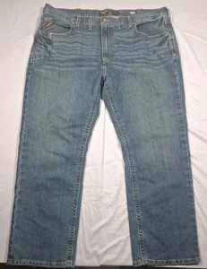 Ariat Jeans Men's Size 46x32 M5 Rebar Straight Leg Western Denim Cowboy Rodeo  - Picture 1 of 13