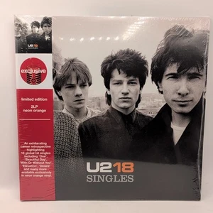 2 LP U2 - U218 Singles Target Exclusive Neon Orange Colored Vinyl - Imagen 1 de 3