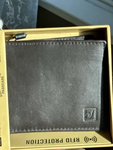 Braun Stone Mountain Herren Leder Geldbörse Passcase RFID Schutz Reisepass - Bild 1 von 7