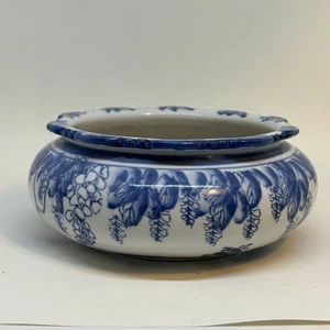 Vintage Reproduktion blauer Cachepot - Bild 1 von 4