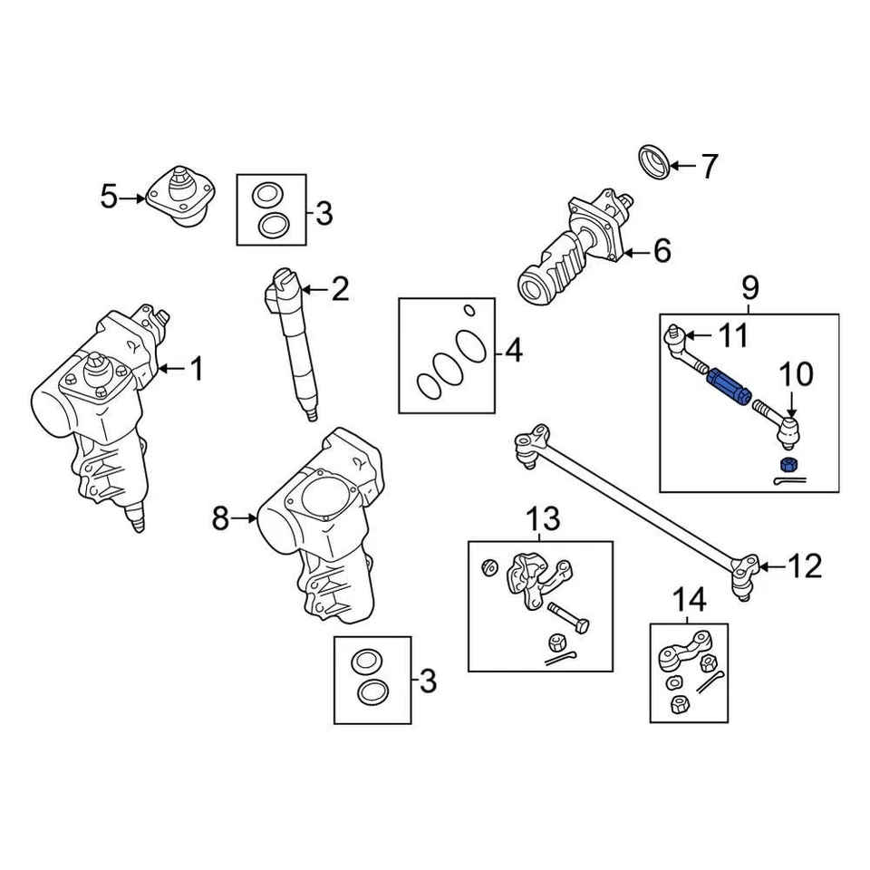 For Nissan Frontier 1998-2004 Nissan Front Steering Tie Rod Assembly Foto 1 de 1