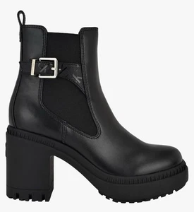 Calvin Klein Women’s Fayth Black Ankle Boot Size 7 M Excellent Condition - Picture 1 of 12