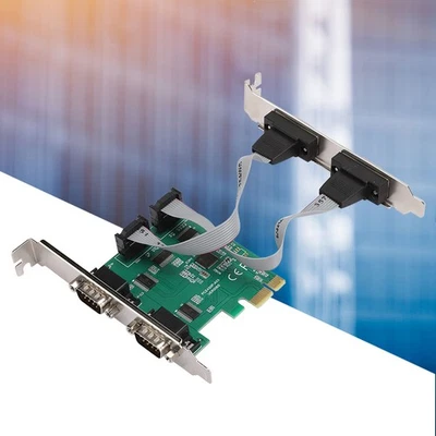 Expansion Card Adapter Converter PCI E RS232 4 Port Serial Port 2.5Gb S Full Dup - Image 1 of 4