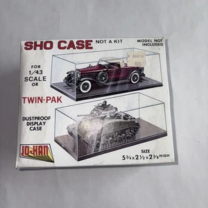 #SC-3 TWIN-PAKS JO-HAN VITRINAS APILABLES A PRUEBA DE POLVO ESCALA 1:43 NUEVAS EN CAJA - Imagen 1 de 4