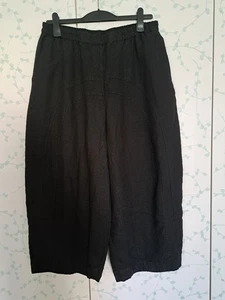 weite Wohlfühlhose Schlupfhose GRIZAS Gr. XL 100% Leinen - Bild 1 von 9