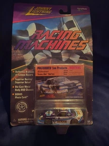 Rare Johnny Lightning Racing Machines Ford Mustang Cobra White Lightning Chase  - Picture 1 of 5