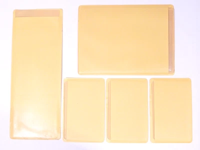 Set of 5 fresnel magnifier reading aids - 3 sizes - Image 1 of 2