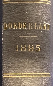 1895 ~BORDERLAND~ OCCULT ASTROLOGY WITCHCRAFT PALMISTRY PARANORMAL~STEAD~ RARE! - Picture 1 of 17