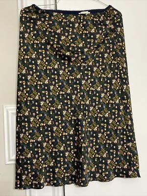 CHELSEA & VIOLET WOMENS LONG SKIRT ELASTIC WAIST SIZE MEDIUM BLUE PATTERN - Image 1 of 4